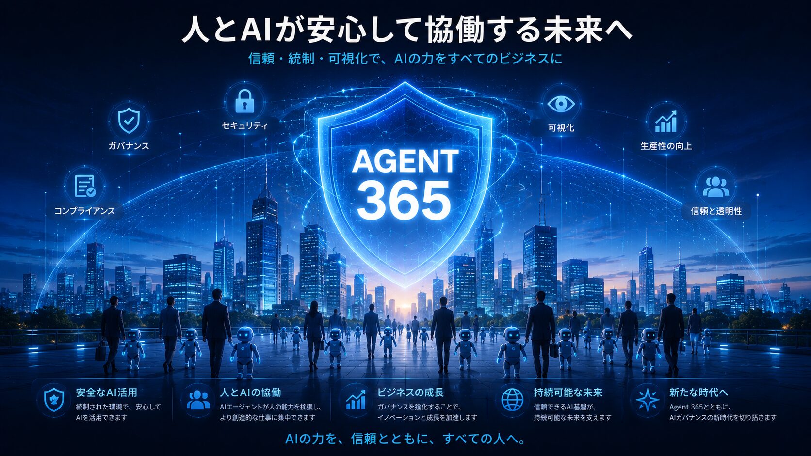 AIガバナンス時代の未来 - 人とAIエージェントが安心して協働する世界
