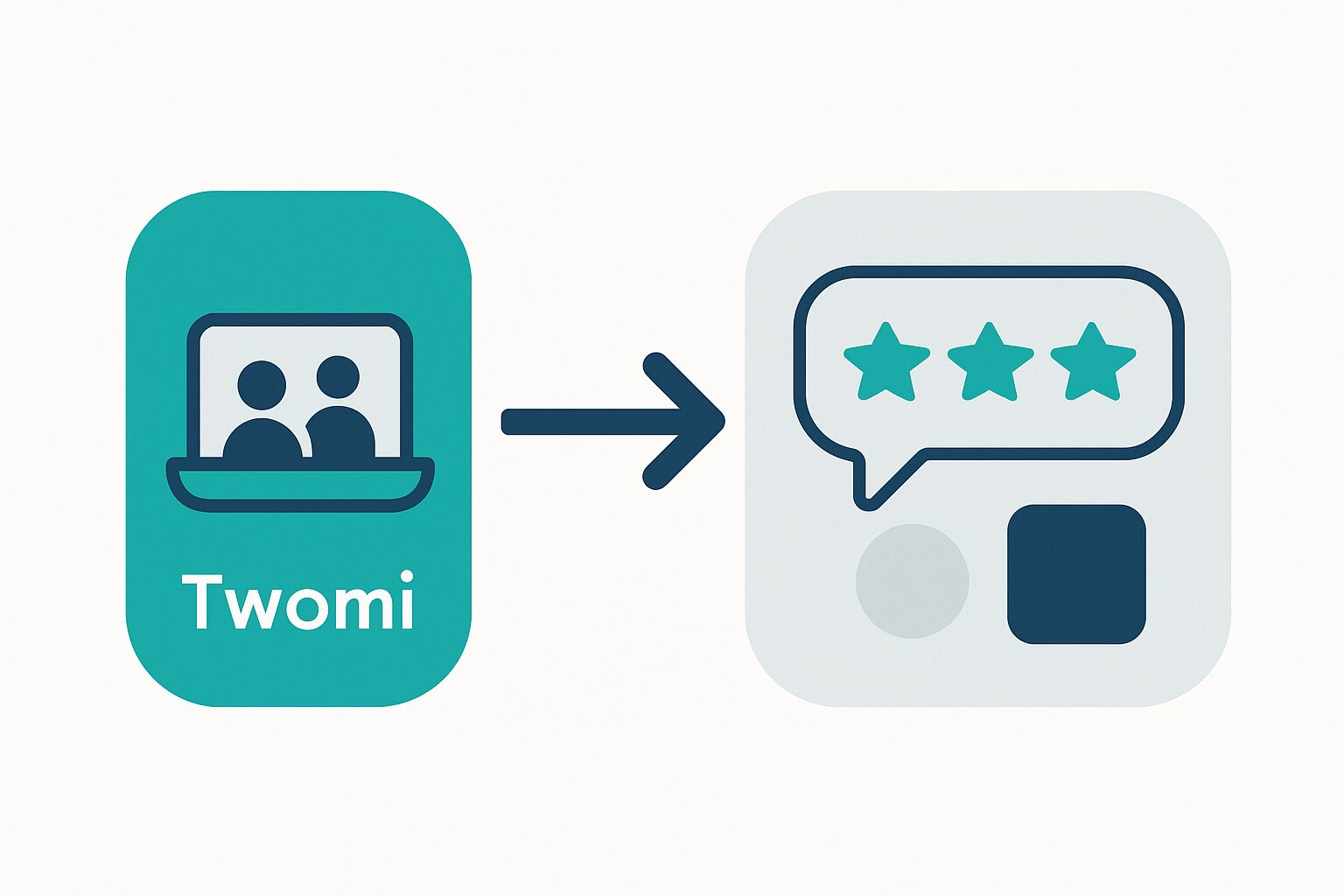 Twomi 評判 の要点を図解した概念図